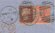 GB 1871 QV 1d Pl.111 (HK) + Pl.131 (TD) And 4d Pl.12 (SE) Rare Mixed Postage - Covers & Documents