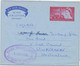 GB 1958 QEII 6 D Parliament Building, Aerogram As Combined Ship Mail / Airmail - Errors, Freaks & Oddities (EFOs