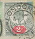 GB 1905 King EVII 1/2 D And 2 D VFU Cover To PORTUGAL, MAJOR VARIETY: 2 D RR!! - Variétés, Erreurs & Curiosités