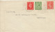 GB 1942 George V 1/2d + George VI 1d Red And Matt Red Mixed Franking Two CONTROLS - Plaatfouten En Curiosa