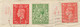 GB 1942 George V 1/2d + George VI 1d Red And Matt Red Mixed Franking Two CONTROLS - Plaatfouten En Curiosa