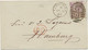 GB 1867 QV 6d Lilac Pl.5 (SF), Variety: Misperforated On VF Cover To HAMBURG - Variétés, Erreurs & Curiosités