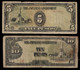 PHILIPPINES - WWII JAPANESE GOVERNMENT BANKNOTE - 2 NOTES 5 & 10 PESOS (NT#05) - Other & Unclassified