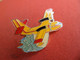 Pins Pin's - émail - Avion Aviation CANADAIR - Secours Feu Incendie Pompier Securité Civile -  Signé JY Segalen Collecti - Avions