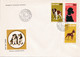 A2963 -  Expozitia Nationala Canina, Republica Socialiasta Romania  PRIMA ZI DE EMISIUNE BUCURESTI 1981 3 COVERS FDC - FDC