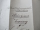 Delcampe - AD Württemberg 1856 Dienstbrief /Verweisung Stempel L2 Adelsheim 26. Apr. Und Rücks. L2 Mosbach 26. Apr U. K2 Neuenstadt - Covers & Documents