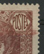 N° 61 VARIETE TROIS TRAITS Brun-rouge Dans La Marge De Droite. Neuf Sans Charnière ** (MNH). TB - Unused Stamps