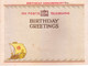 BRITISH INDIA : UNUSED BLANK FORM WITH ENVELOPE : BIRTH DAY GREETINGS TELEGRAM : RARE AND SCARCE - 1936-47 King George VI