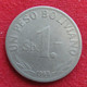 Bolivia 1 Peso Boliviano 1968 Wºº - Bolivia