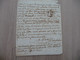 LANGUEDOC Lettre De Mr DE LA TOUR Contenant La Description Et Dessin Des Armoiries De Manse - Manuscritos