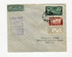 !!! SYRIE, LETTRE RECO PAR AVION DE DAMAS POUR PARIS DE 1938, CACHET COMMEMO 10E ANNIV LIAISON FRANCE - SYRIE - Storia Postale