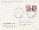 Cachet CHAMBRE COMMERCE DE MARSEILLE 8 JUIN 1968 + PARIS  - GREVE DES POSTIERS LETTRE  Affrt N°849 > PARIS - Dokumente