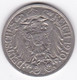 Empire 25 Pfennig 1910 F STUTGART,  Wilhelm II, En Nickel , KM# 18 - 25 Pfennig