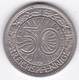 Allemagne 50 Reichspfennig 1927 A BERLIN,  , En Nickel , KM# 49 - 50 Renten- & 50 Reichspfennig