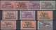 MEMEL : SERIE POSTE AERIENNE N° 20/29A NEUFS * GOMME AVEC CHARNIERE - COTE 140 € - Unused Stamps