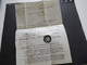 Delcampe - AD 30.11.1860 Preussen Pommern Ra2 Dirschau Justiz Dienst Sache / Documentum Insinuationis Einige Stempel!! - Lettres & Documents