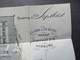Delcampe - AD NDP 22.9.1871 Nr. 16 EF Faltbrief Mit Inhalt Alexandre Taillandier Dekorativer Briefkopf Lager New York Factura - Storia Postale