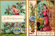 1 Calendrier 1880   George Clark Clark's Best Six Cord O.N.T. Spool Cotton Ladies Pocket Calendar - Petit Format : ...-1900