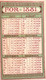 1 Calendrier 1881  John Dewhurst & Sons Sewing Cotton Crochet Cotton - Petit Format : ...-1900