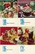 UKRAINE FOOD With RECIPES 15 Postcards With Holder 1970 #A56 - Recipes (cooking)