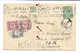 Timbres Taxe 1 Fr. + 2 X 10 C. Congo Belge,1929, Elisabethville Sur Carte Entier Postal Afrique Du Sud Pretoria - Covers & Documents