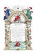 Porceleinkaart -  Programme De La Distribution Des Prix - Brugge - Bruges - 25.5 X 17 Cm - Brugge