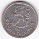 Finlande . 1 Markka 1965 . Argent - Finland