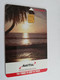 SEYCHELLES/SEYCHELLEN  SR 100  AIRTEL  CHIPCARD TELECOM  PALM ON BEACH SUNRISE  NICE USED      **5170** - Sychelles