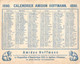 1 Calendrier 1890  Amidon Hoffmann  Flamenco - Formato Piccolo : ...-1900