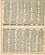 1 Calendrier 1896 Oriflamme Pétrole De Luxe Imp. Leménil Asnières - Formato Piccolo : ...-1900