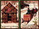 1 Calendrier 1888  BROOK's Coton à Coudre Crochet à Broder Marque JBB De Fabrique Lith. Minot - Tamaño Pequeño : ...-1900