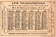 Delcampe - 4  Calendriers  1887  Aux Travailleurs  Magasins De Nouveautés Bld. Voltaire Lith. Bourgerie Militaires Souaves Marine - Small : ...-1900