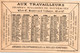 Delcampe - 4  Calendriers  1887  Aux Travailleurs  Magasins De Nouveautés Bld. Voltaire Lith. Bourgerie Militaires Souaves Marine - Tamaño Pequeño : ...-1900