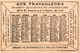 Delcampe - 4  Calendriers  1887  Aux Travailleurs  Magasins De Nouveautés Bld. Voltaire Lith. Bourgerie Militaires Souaves Marine - Kleinformat : ...-1900