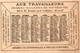 Delcampe - 4  Calendriers  1887  Aux Travailleurs  Magasins De Nouveautés Bld. Voltaire Lith. Bourgerie Militaires Souaves Marine - Kleinformat : ...-1900