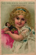 2 Cards Calendrier 1875  Au Pellerin St. Jean  Elysée  Litho Imprimeur Cheret - Small : ...-1900