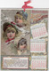 1  Calendar 1890 Horsford's Bread Preparation Lith. Knapp & C° - Groot Formaat: ...-1900