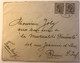 LSC From Ellinge (Danmark) To Rouen (Frankrig) With Wax Seal On The Back 1924 Nobility Noblesse - Sonstige & Ohne Zuordnung