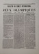 Delcampe - 1894 COMITÉ INTERNATIONAL OLYMPIQUE - CONGRÈS INTERNATIONAL ATHLÉTIQUE DE PARIS - VOIR LOIN - Other & Unclassified