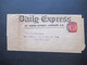 GB 1913 Streifband / Privatausgabe Daily Express London An La Liberte Rua Timoni 26 Pera In Constantinople - Storia Postale