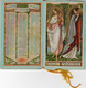Carnet Booklet Calendrier 1930  Parfum Siro Milano Les Muses Calliope Talia Erato Melpomene Evterpe Polimnia Tersicore - Vintage (until 1960)