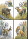 Série De 4 CM - BUZIN - Nature Mammifères Des Ardennes - Timbres N°2748/51 - FDC 17/04/1998 - 1991-2000