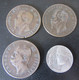 Italie - 4 Monnaies : 10 Centesimi Vittorio Emanuele II, Umberto I 1866 N, 1867 T, 1893 BI + 20 Centesimi 1913 R - Colecciones