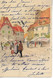 CUSSET Allier Place Du Marché Couleur Illustrateur 1904     ....G - Other & Unclassified