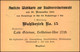 1903: Wahlkarte Zur Stadtverordnetenwahl, Wahlbezirk No. 15. Sauber Gebraucht. - Other & Unclassified