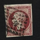 Timbre  80 C Carmin  Napoleon III - 1853-1860 Napoleon III