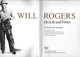 Livre En Anglais - WILL ROGERS - The Man And His Times - Illustrated Biography - Biographie Illustrée - Lasso - Sonstige & Ohne Zuordnung