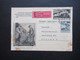 Schweiz 1947 / 48 GA P 212 Bild 10 Mit Zusatzfrankatur Als Eilsendung Expres - Espresso Bern - Reinach - Storia Postale