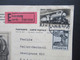 Schweiz 1947 / 48 GA P 212 Bild 10 Mit Zusatzfrankatur Als Eilsendung Expres - Espresso Bern - Reinach - Storia Postale