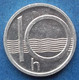 CZECH REPUBLIC - 10 Haleru 1993 KM# 6 Republic Since 1993 - Edelweiss Coins - Czech Republic